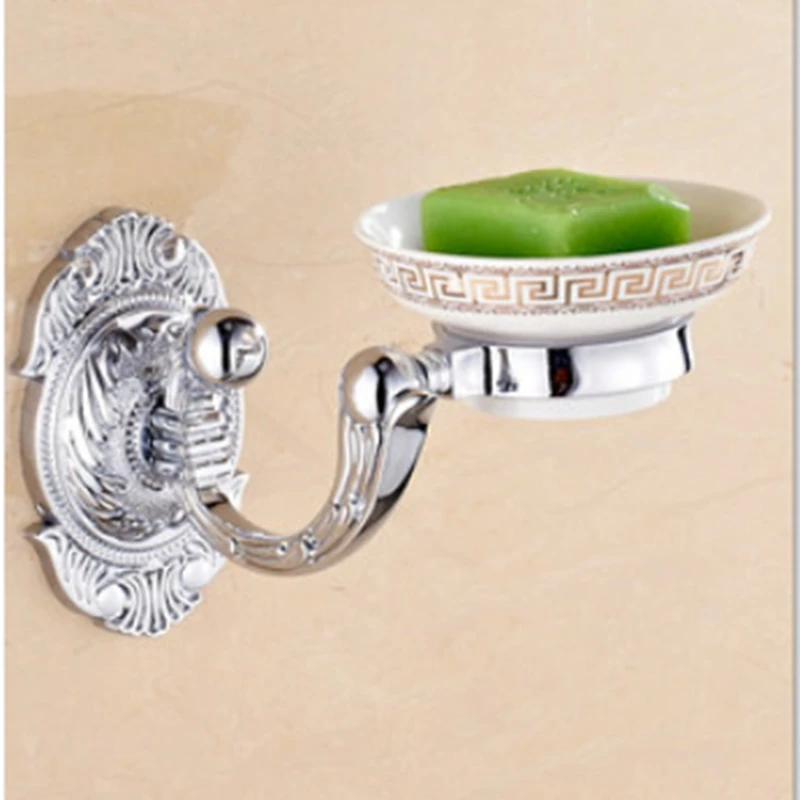 Современный настенный держатель для мыла и посуды из нержавеющей стали ванной