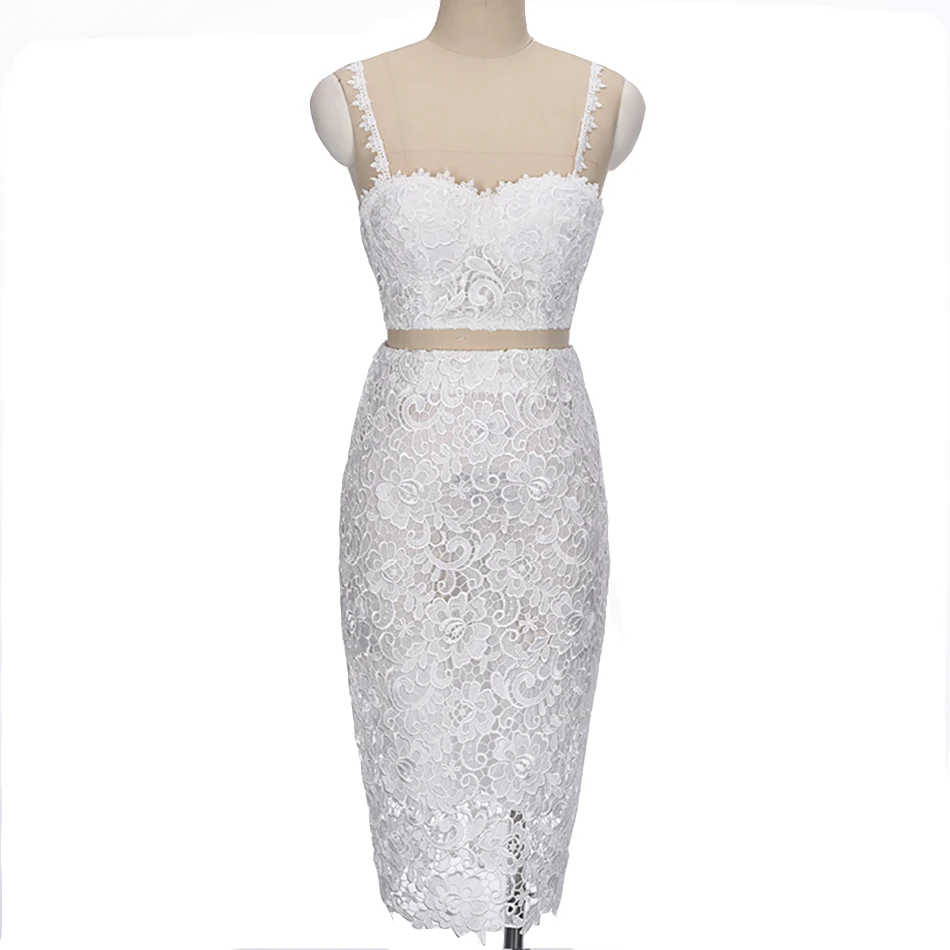 2017 летний женский белый укороченный топ хит продаж черное кружевное платье в