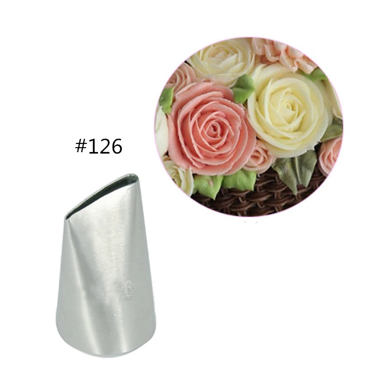 3 шт цветок Роза украшения наконечник наборы из нержавеющей стали Кондитерские