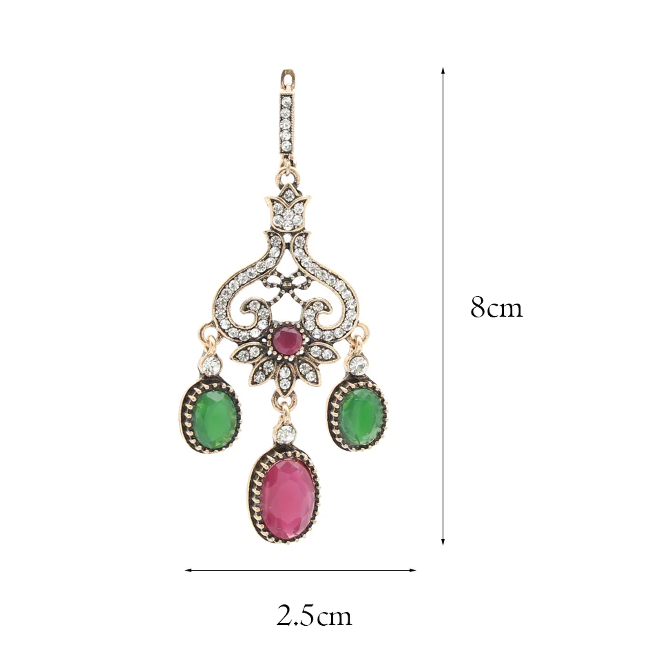 Этнические богемные женские браслеты и серьги из смолы ювелирные наборы