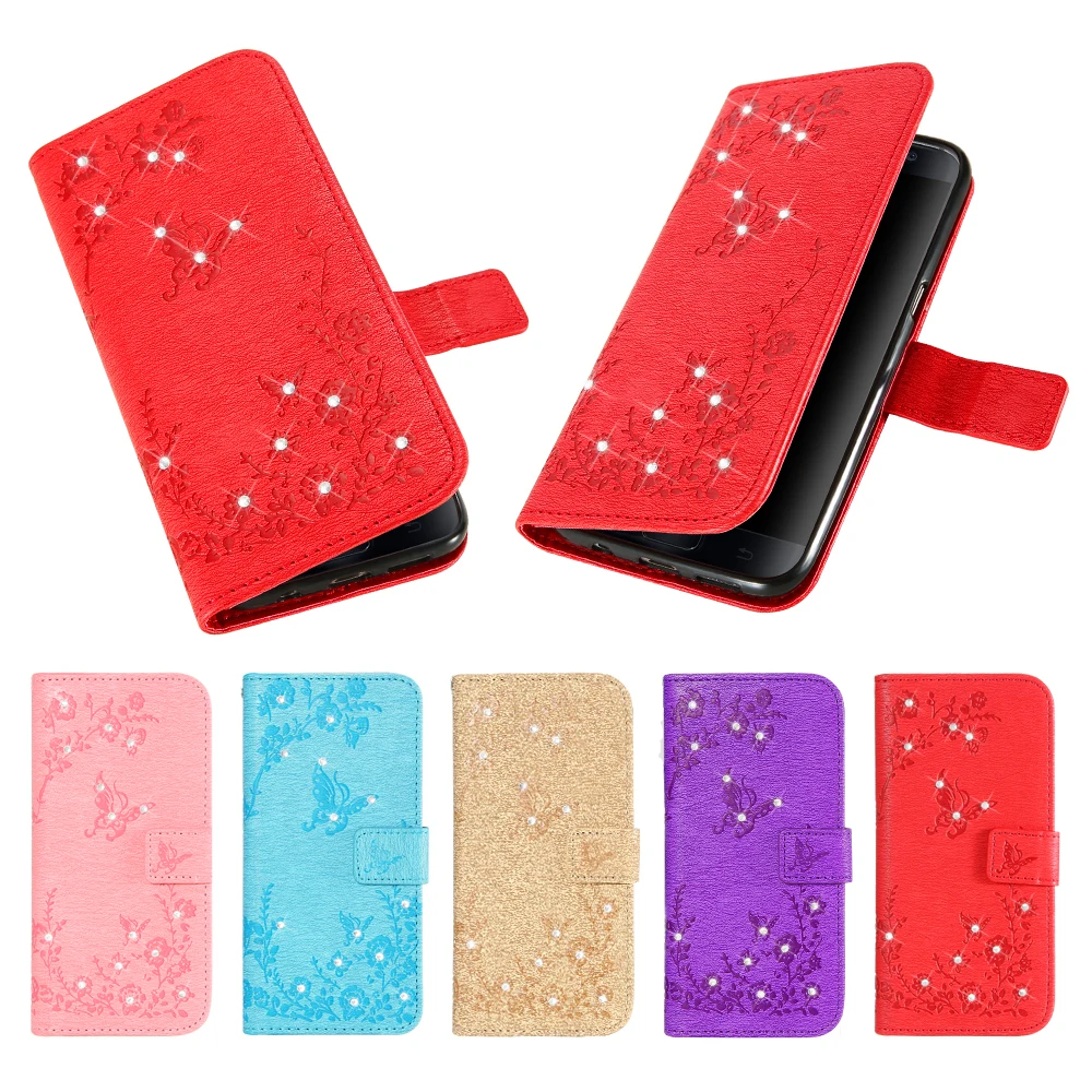Кожаный чехол KISSCASE для Samsung Galaxy S7 A5 J5 2016 S8 Plus S6 7 задняя крышка блестящий