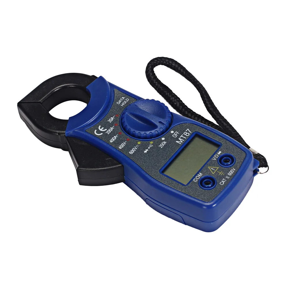 Франшиза ЖК цифровой Авто Диапазон зажим мультиметр тестер AC DC Вольт Ом метр
