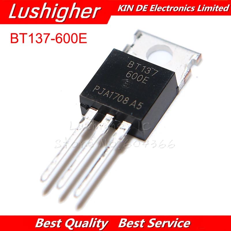 

100pcs BT137-600E TO220 BT137-600 TO-220 BT137