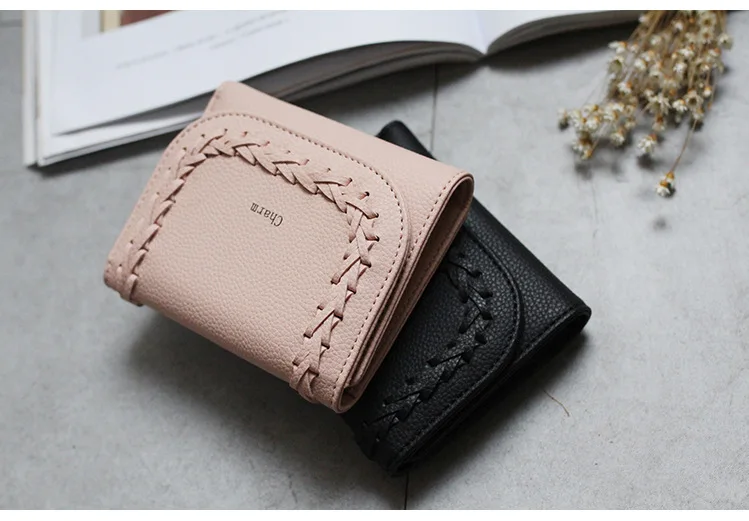 2017 новое поступление! Короткий вязаный женский кошелек из качественной