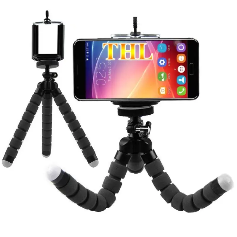 Гибкий штатив-осьминог держатель для телефона подставка THL Knight 1 T9 / Pro Plus T7 T6C T6S T6