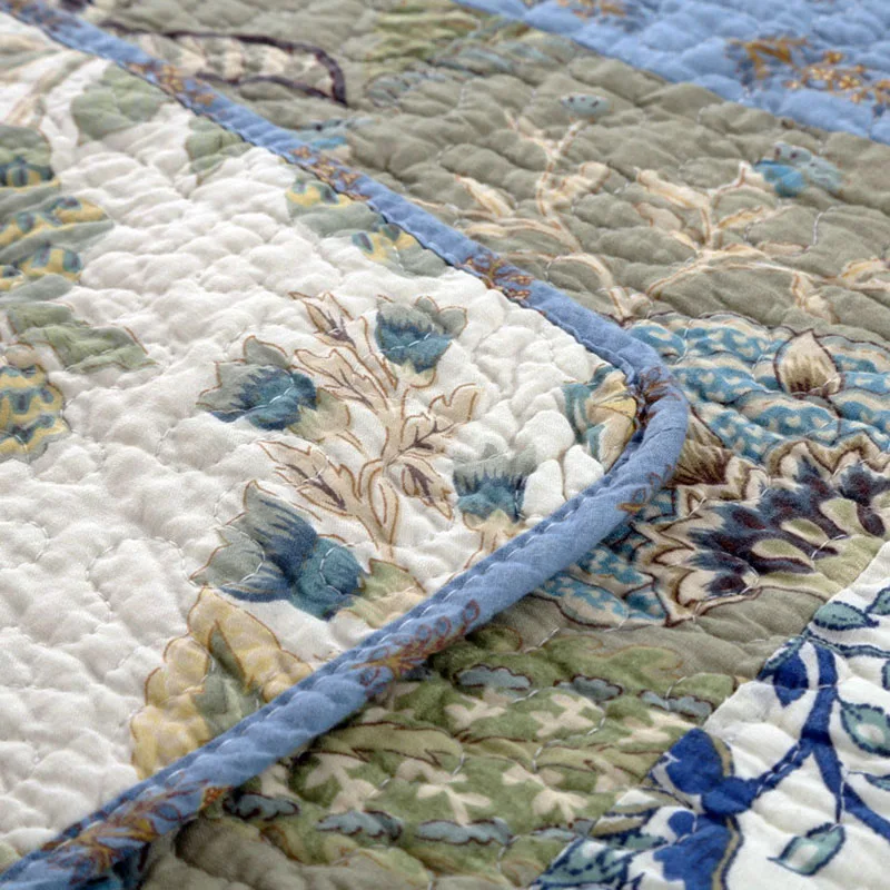 Качество пэтчворк комплекты одеял комплект из 3 предметов хлопковая постельное