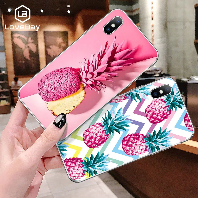 Чехол для телефона Lovebay iPhone 6 6s 7 8 Plus X XR XS Max 5 5S SE Модный Цветной Мягкий ТПУ с