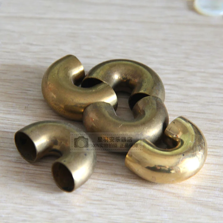 

New 5 pcs Trumpet hand hook,Brass unpainted Trumpet maintenance parts