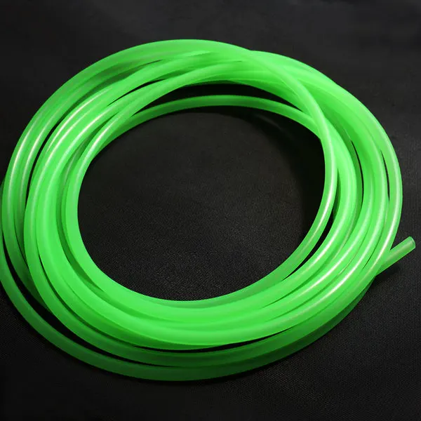 X Green 2x4 мм Еда Класс импортные силиконовый шланг трубы ID2mm OD4mm-3/5/10 метров - Цвет: X Green