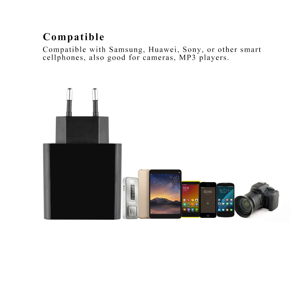 Универсальное зарядное устройство для смартфонов 5 В 3 а с USB портами|wall charger|charger