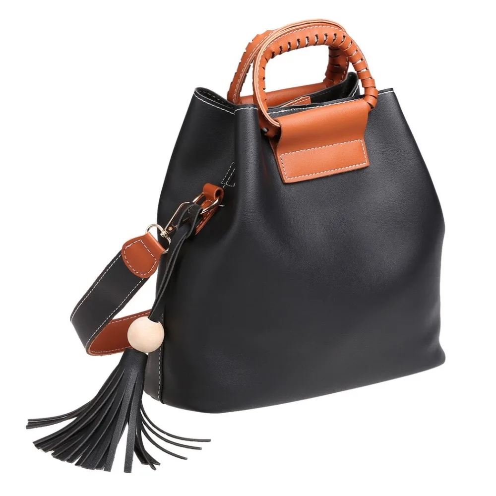 Для женщин Мода Повседневное кисточкой Сумки из искусственной кожи Топ-ручка