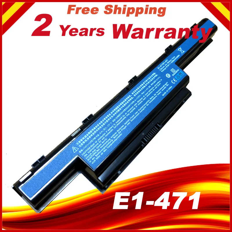 

6 Cell Battery for Acer Aspire V3-571G 4551 V3 V3-471G V3-551G AS10D81 E1-471 E1-421 E1-431 E1-571 E1-531 4741G as10d31