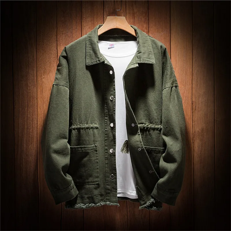 Новинка 2018 осенние мужские тренчи куртка с воротником повседневные джинсовые