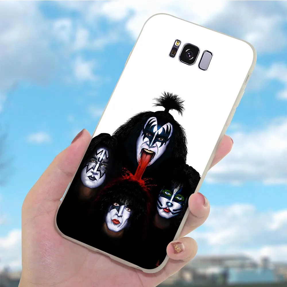 Soft TPU Covers Skin Simmons Kiss Phone Cover for Galaxy Samsung M30 Case S10e M10 M20 S7 Edge S6 S8 S9 Plus S10 Note 8 9 Print | Мобильные