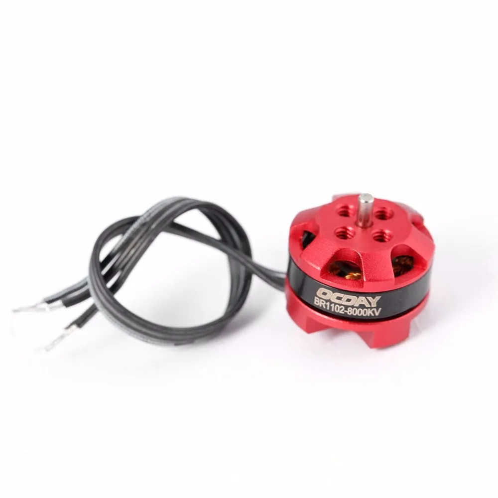OCDAY RC Мотор 4 шт. 1102 BR1102 8000KV 1 3S бесщеточный двигатель для 50 90 мм Micro FPV гоночный Дрон