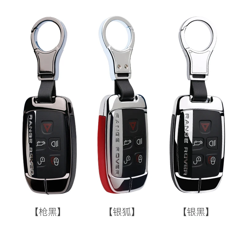 Чехол для ключей автомобиля из цинкового сплава для Land Rover A9 Range Rover Sport Evoque Freelander 2 Jaguar XE XJ XJL XF C-X16 V12