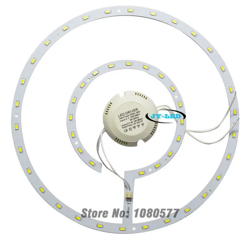 SMD5730 24 w светодиодный потолочная панель света доска переделать круглая пластина