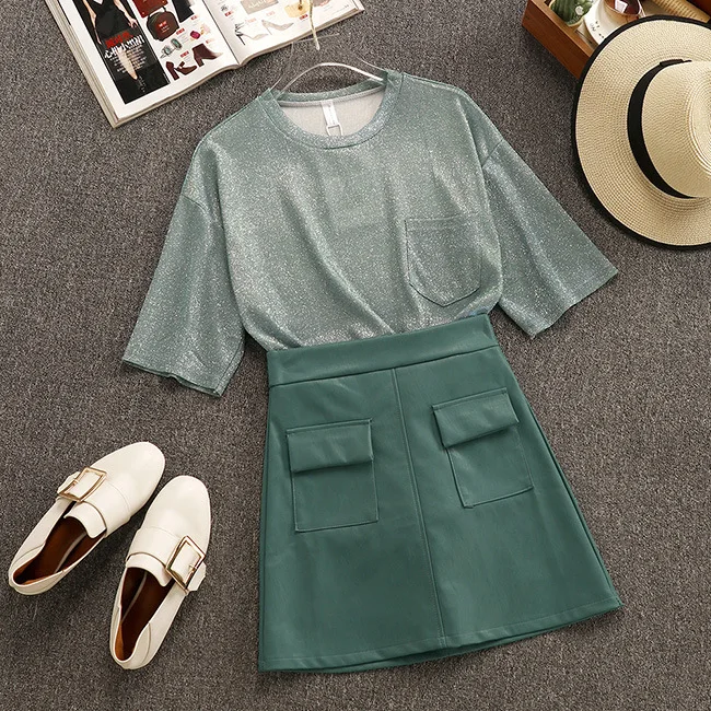 Яркий провод модные с круглым вырезом коротким рукавом футболки эластичные +