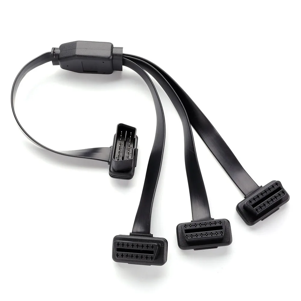 16-контактный разветвитель OBD II OBD2 удлинитель 1 шт. мужской и 3 адаптер для