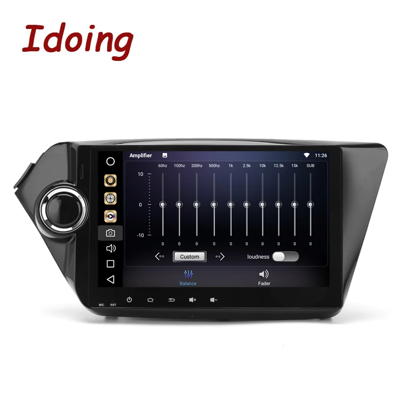Idoing 2Din9 &quot4 Гб ОЗУ 32 ПЗУ Восьмиядерный автомобильный gps-плеер для Kia K2 Rio Android8.0