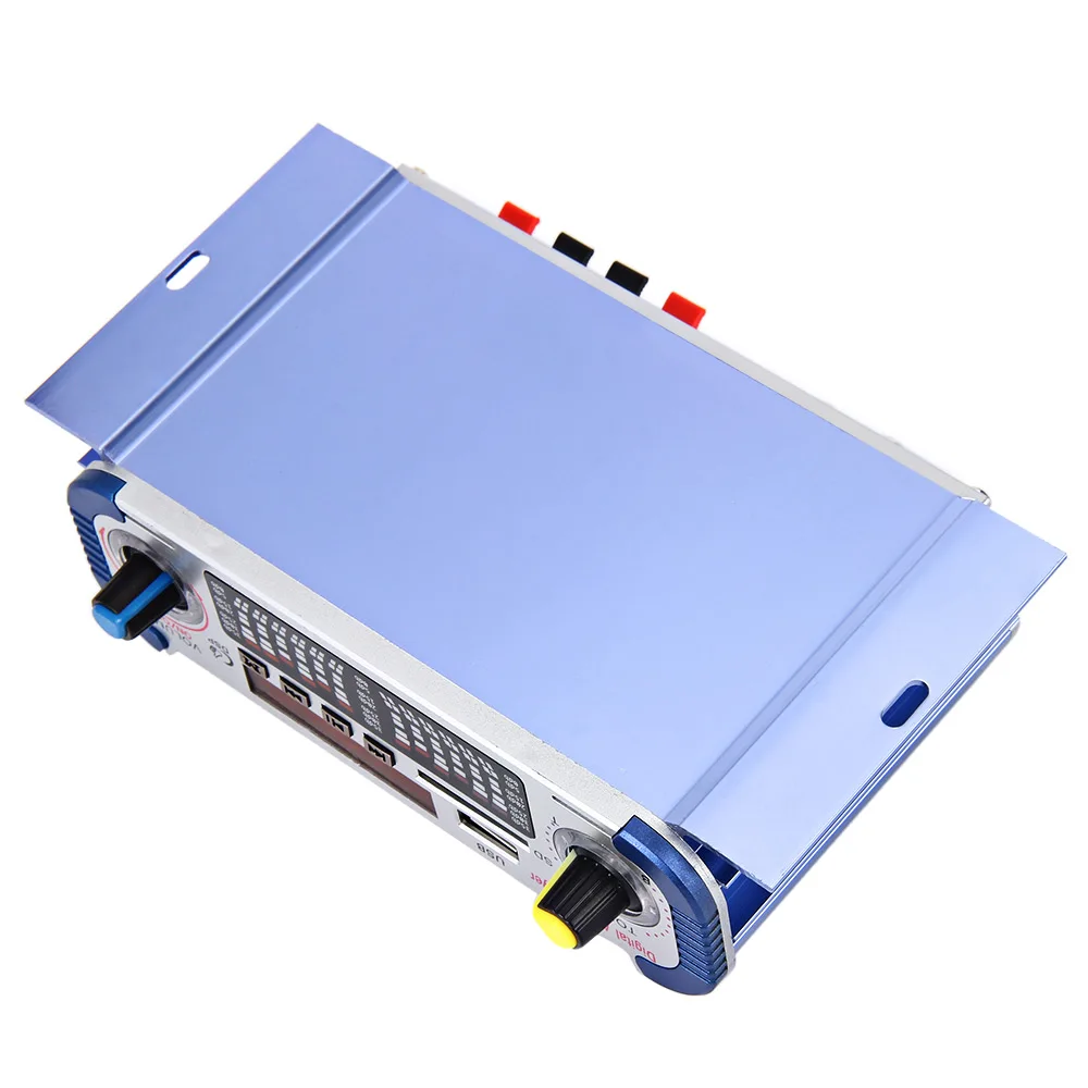 HY601 Hi Fi 12 V цифровые часы Авто Стерео Мощность усилитель звуковой режим