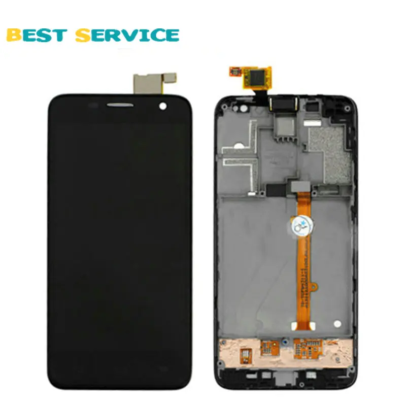 100% новый ЖК дисплей для Alcatel One Touch Idol Mini 6012 OT6012 6012D + кодирующий преобразователь