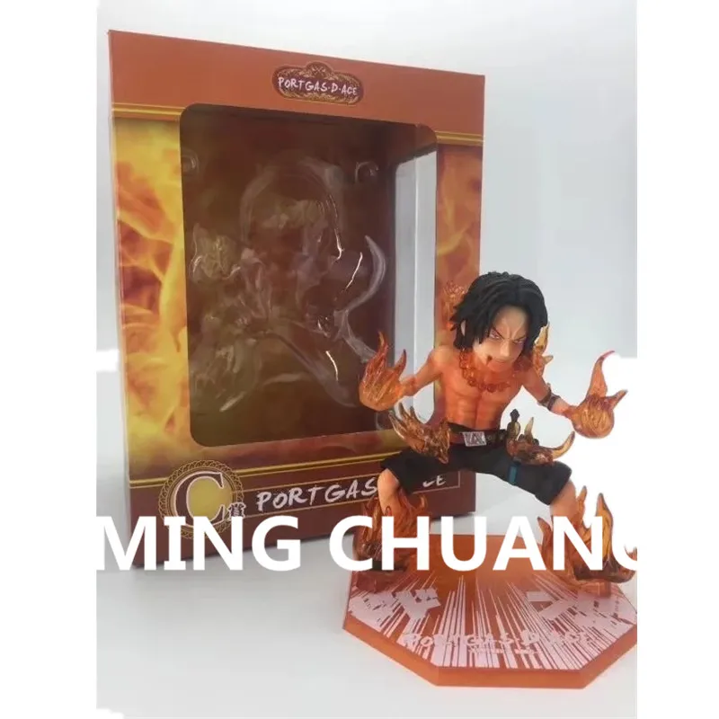 ONE PIECE Luffy's Brother Portgas D Ace fire punch The Battle Over Dome фигурку Коллекционная модель игрушки 12