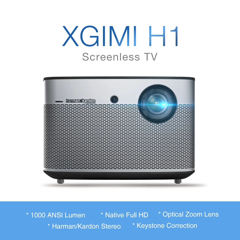 XGIMI H1 Проектор Проектор DLP 3ГБ 16ГБ 1920х1080p LED 300" Android OS Wifi Bluetooth TV де ла каса он.