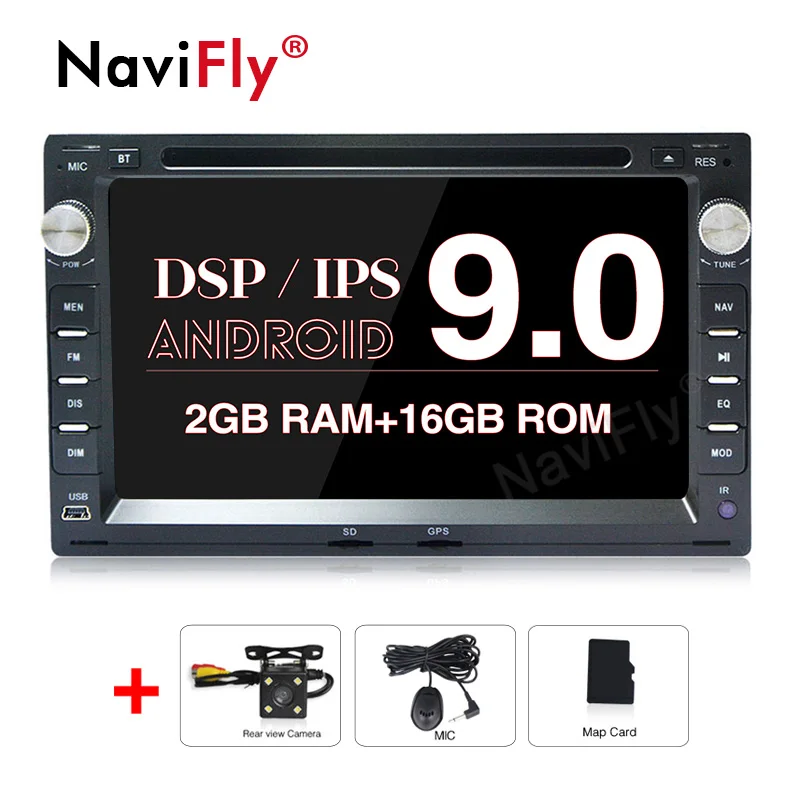 Car dvd camera 2din Android 9,0 ips DSP Автомобильный dvd Радио мультимедийный плеер для VW PASSAT Golf 4 T4 Passat B5 Sharan gps wifi BT RDS - Цвет: Car dvd camera