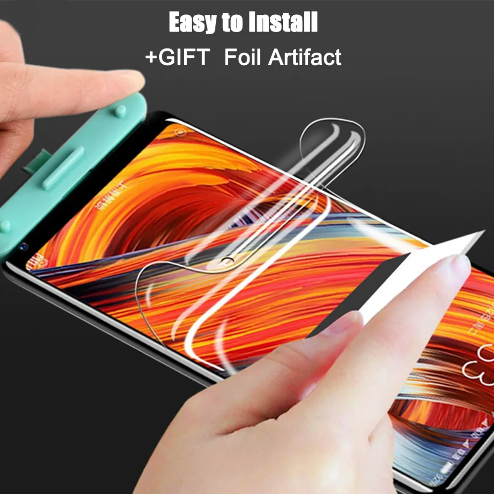 3D нано Гидрогелевая пленка tpu (термополиуретановая пленка) для Xiaomi Mix 3 Защитная с