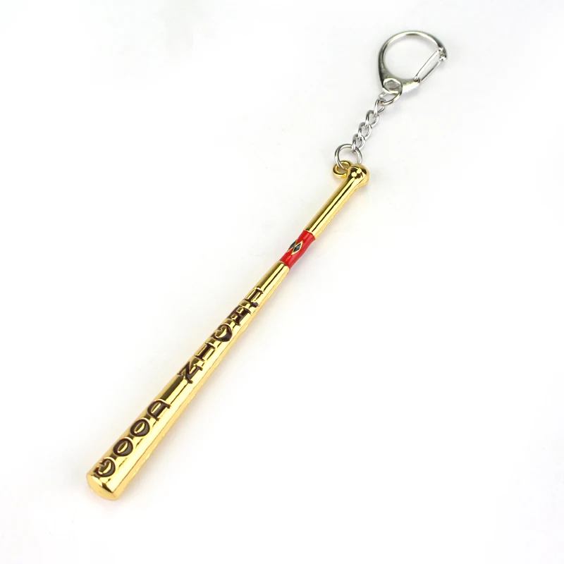 

1PC Chic Unisex Jewelry Baseball Bat Good Night Test Keychain Key Rings Gift Chaveiro Car Key Holder