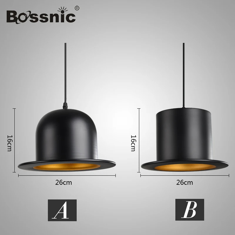 BossnicLighting Восстановление древних путей Алюминиевая Волшебная шляпа Подвесной