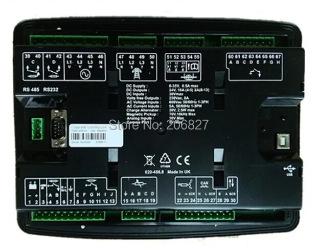 

DSE7310 AUTO MAINS (UTILITY) FAILURE CONTROL MODULE GOOD
