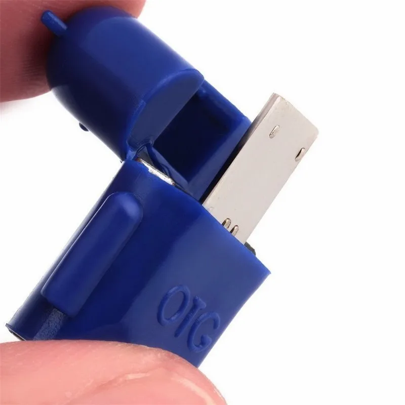 Цветной робот OTG USB к хост-адаптеру MicroUSB для Samsung Galaxy S3 S4 S6 edge S7 Note 2 5 S7edge адаптер