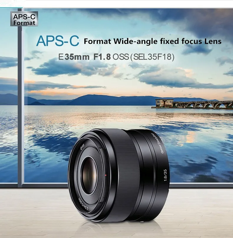 Sony 35 мм F1.8 Объектив sony SEL35F18 35 мм F1.8 OSS объектив для камеры E-Mount объектив для sony Micro-SLR камеры