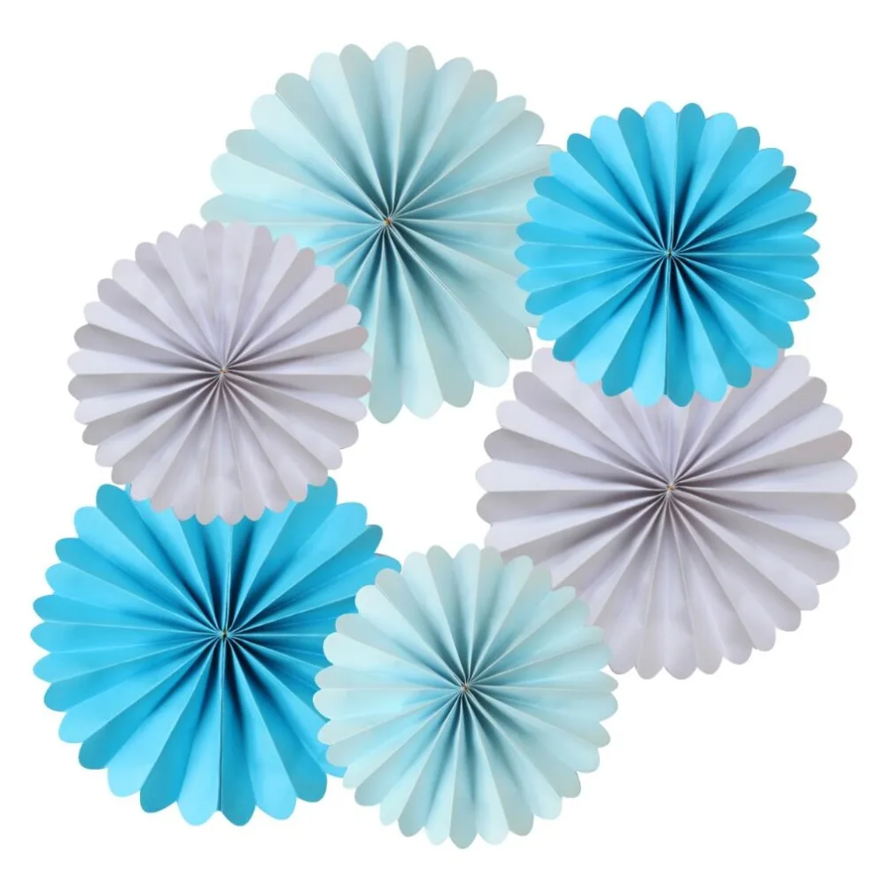 6 шт. детский Декор для душа синяя розетка дня рождения детская комната настенные