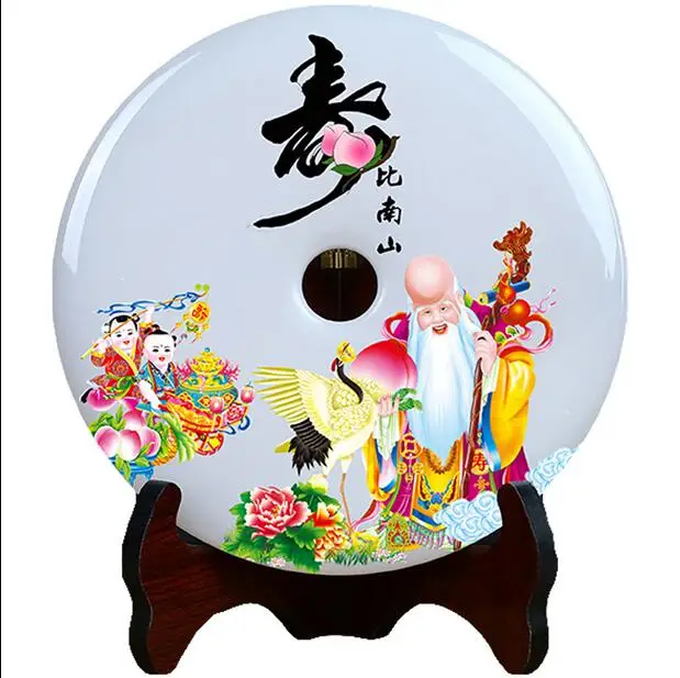 wonderful Chinese White Jade Carving Animal Butterfly Flower Pingan Bi Purple East | Украшения и аксессуары