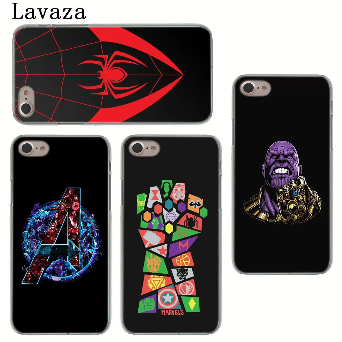 Твердый чехол для телефона Lavaza Marvel Avengers Endgame Thanos Superhero iPhone XR X XS 11 Pro Max 10 7 8 6S 5 5S SE 4S