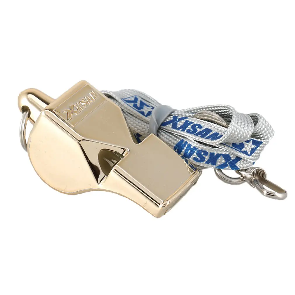 

Metal Whistle Stainless Steel Extra Loud with Lanyard for School Sports Soccer Basketball and Lifeguard Protection