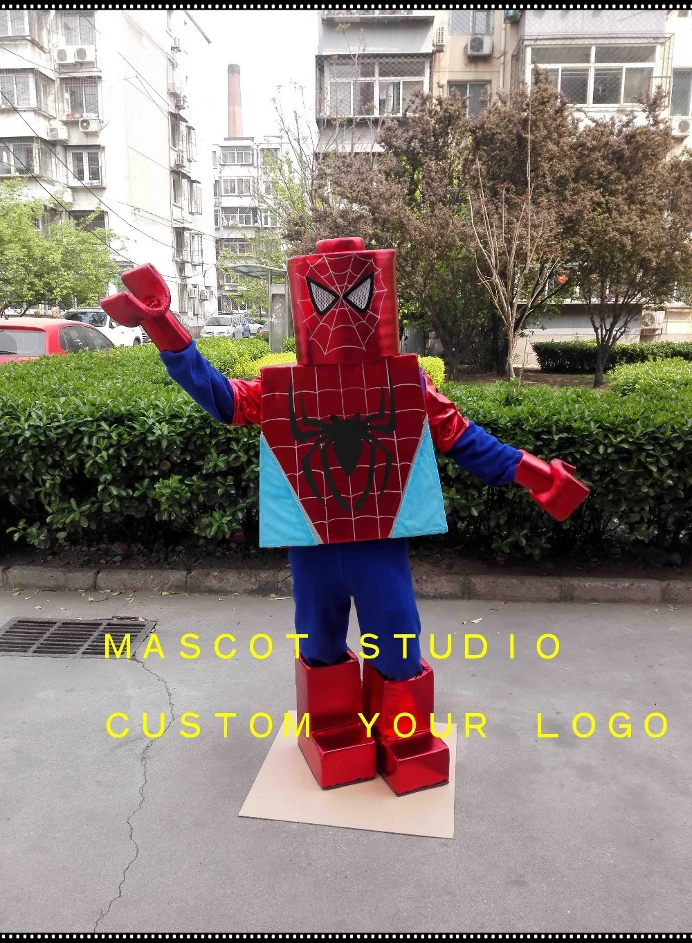Костюм талисман lego man hero индивидуальный маскарадный костюм аниме косплей