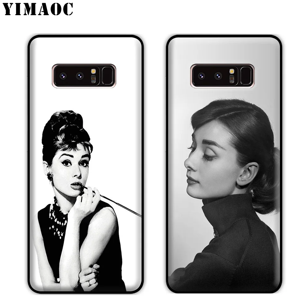 Мягкий силиконовый чехол YIMAOC Одри Хепберн для samsung Galaxy S10 S10e S9 S8 Plus S7 S6 Edge J6 |