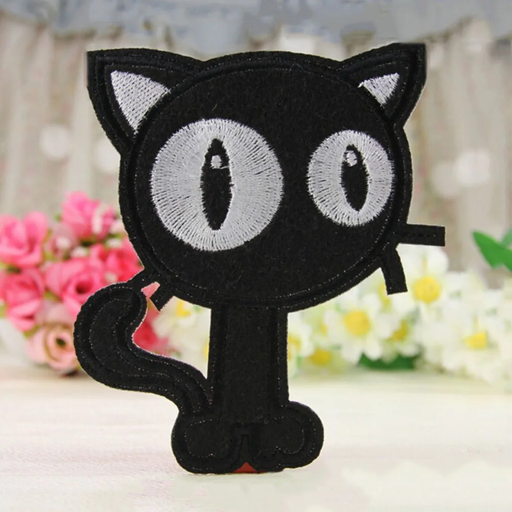 1 шт. нашивки с мультяшным котом для одежды | Дом и сад