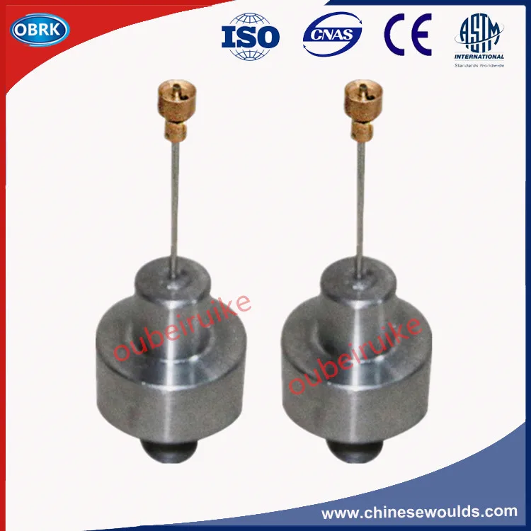 Аксессуары для проверки цемента Vicat из нержавеющей стали финальная игла |