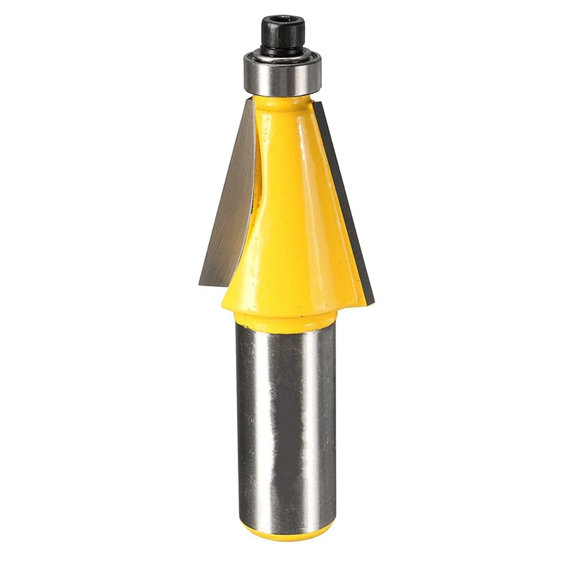 15 Degree Chamfer &amp Bevel Edging Router Bit - 1/2 Inch Shank 2-5/8 (67mm) Wood Cutter For Woodworking | Инструменты