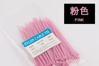 

Самоблокирующиеся Нейлоновые кабельные стяжки 100 шт./лот 3*100 мм 2,5 мм x 100 мм, кабельные стяжки, кабельные стяжки, белый, черный, красный, разноцветные кабельные стяжки