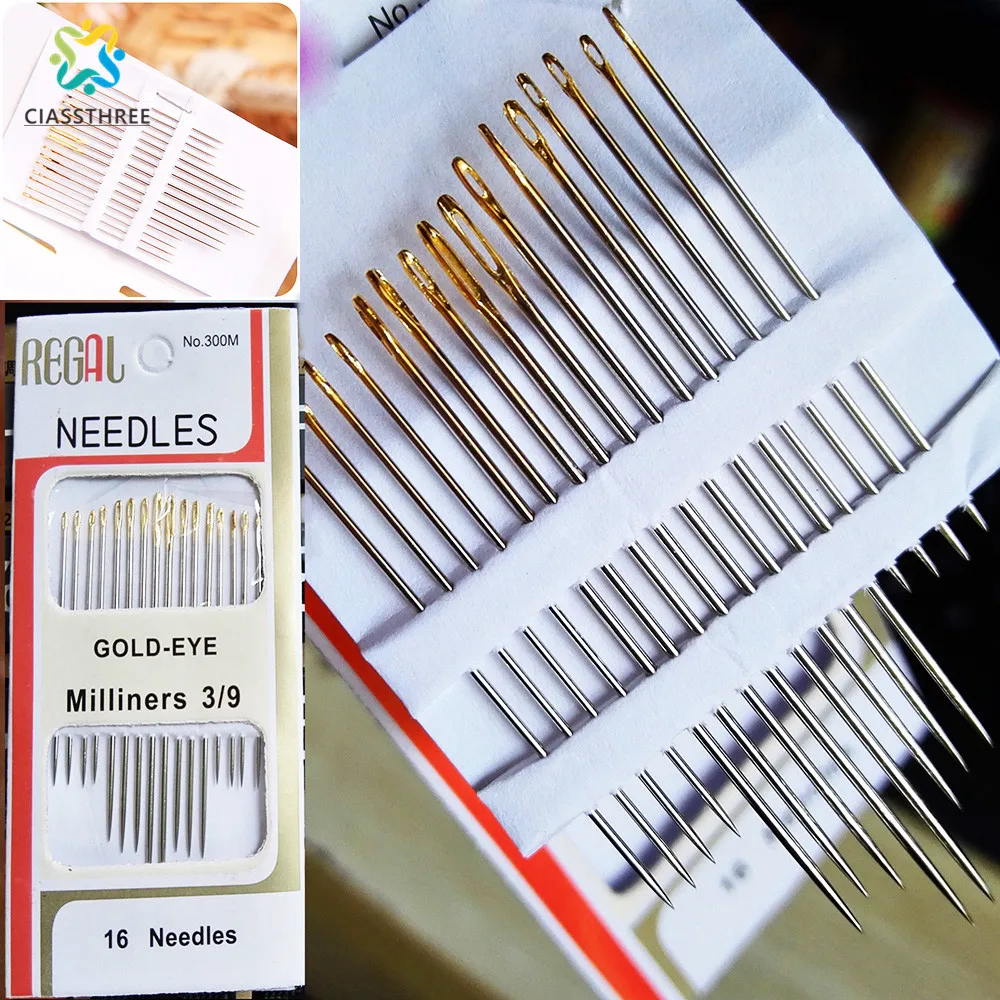 Штопки иглы из нержавеющей стали Многоразмерные х слепой 16 шт./лот Популярные