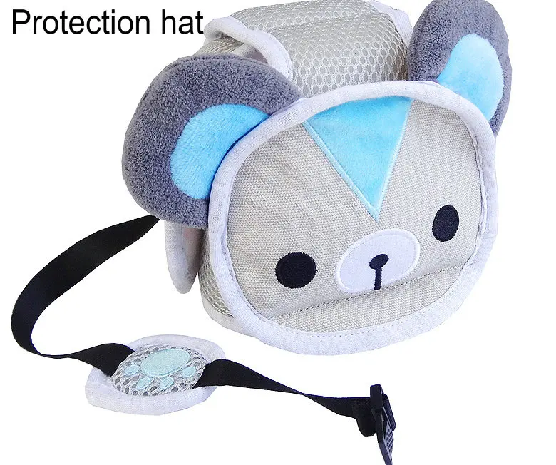 bear hat Детские Многофункциональные валик для ползания, плюшевые игрушки, погремушка для малышей, колокольчик, мультяшная мягкая подушка для фитнеса, мягкие игрушки, Прорезыватель для зубов, Биби - Цвет: bear hat