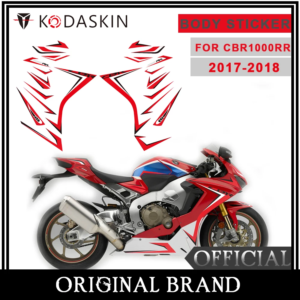 Наклейка обтекатель для мотоцикла KODASKIN 2D наклейка Honda CBR1000RR 2017 2018 cbr 1000rr|Наклейки и