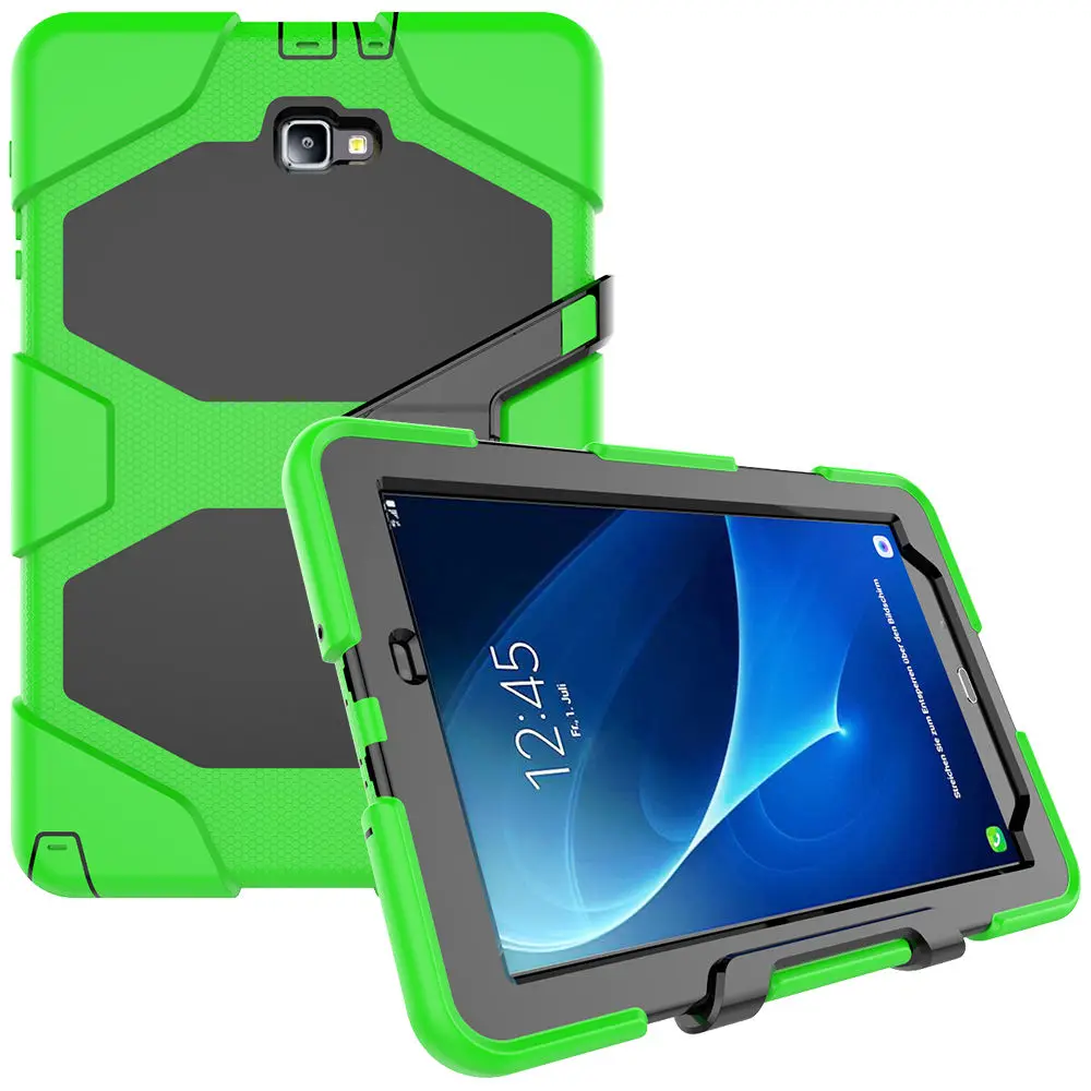 Армированный чехол с подставкой Funda для samsung Galaxy Tab A A6 10,1 P580 P585 чехол для планшета противоударный сверхмощный стенд