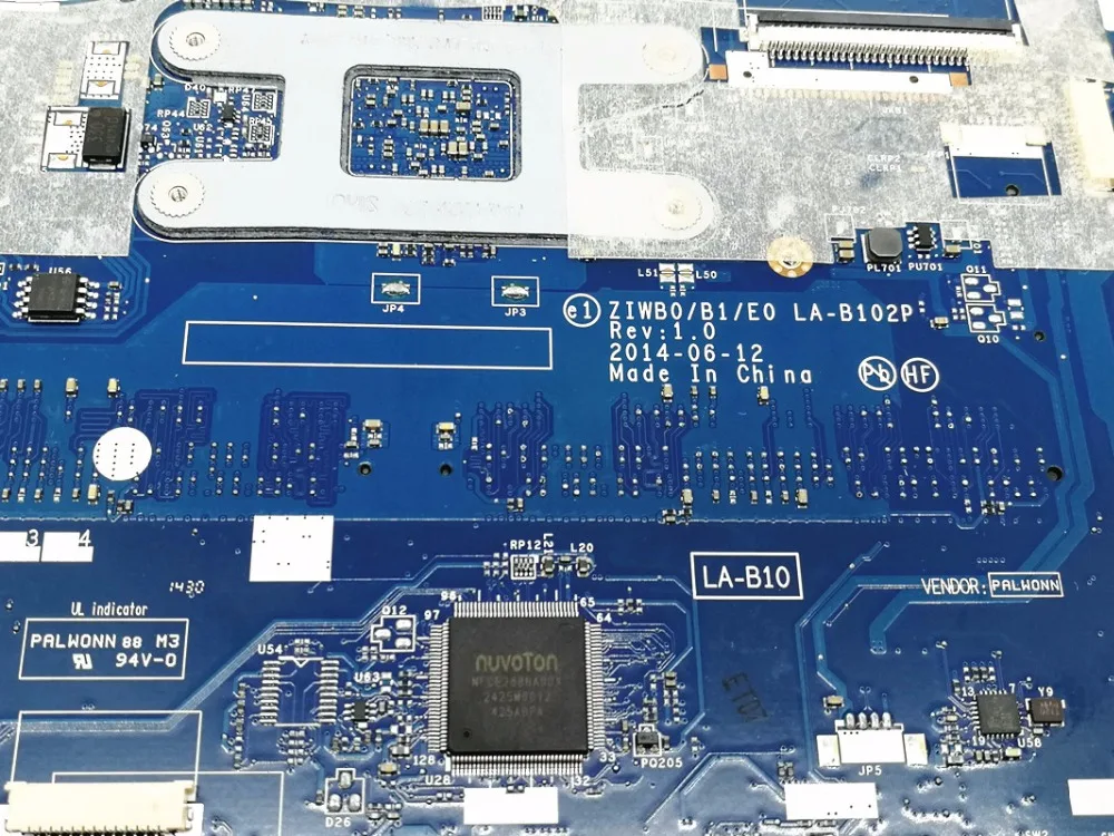 FRU: 5B20G90106 ZIWB0/B1/E0 LA-B102P основная плата для ноутбука lenovo B50-30 материнская плата с процессором Intel SR1YJ N2840 протестирована